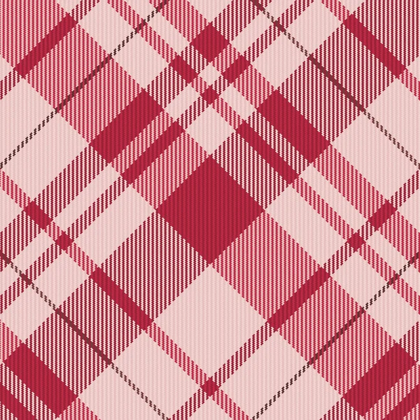 Seamless Checkered Pattern Background Fabric Texture Vector Illustration — Stock Vector