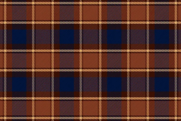 Zökkenőmentes Tartán Skót Mintás Háttér Textil Textúra Vektorillusztráció — Stock Vector