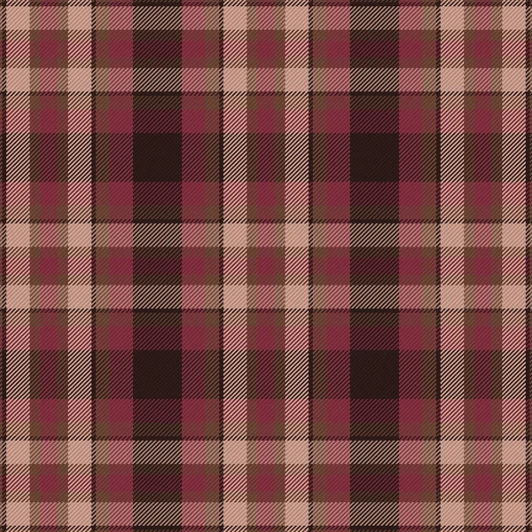 Padrão Xadrez Tartan Sem Costura Fundo Textura Têxtil Ilustração Vetorial — Vetor de Stock