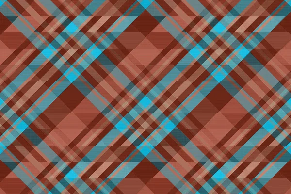 Bezešvé Tartan Kostkované Vzor Pozadí Textilní Textura Vektorová Ilustrace — Stockový vektor