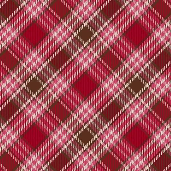 Seamless Tartan Plaid Pattern Background Textile Texture Vector Illustration — Stock Vector