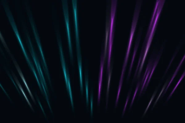 Abstrakte Blaue Und Rosa Neon Perspektivlinien Hintergrund Vektorillustration — Stockvektor