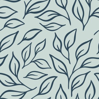 Kumaş duvar kağıtları ve kırtasiye malzemelerine organik ritim ve zarif hareket getirmek için el yapımı yapraklar ve akan sarmaşıklar.