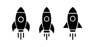 Üç varyasyonlu temiz ve modern bir roket seti. Uygulamalar, markalaşma ve tasarım projeleri için mükemmel. Fütürist bir kıvılcım gerektiriyor.
