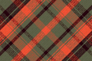 Tartan desenli ve desenli. Vektör illüstrasyonu.