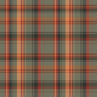 Tartan desenli ve desenli. Vektör illüstrasyonu.