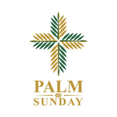 Palm Sunday 'i, İsa' nın Kudüs 'e zafer girişini temsil eden yeşil ve altın palmiye yapraklarından yapılmış bu zarif haçla kutlayın.