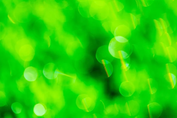 Lumineux abstrait été vert flou fond bokeh — Photo