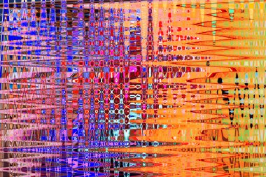 colorful abstract background texture. glitches, distortion on the screen broadcast digital TV satellite channels clipart