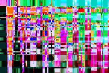 Renkli arka plan doku. glitches, Dijital Parazit 