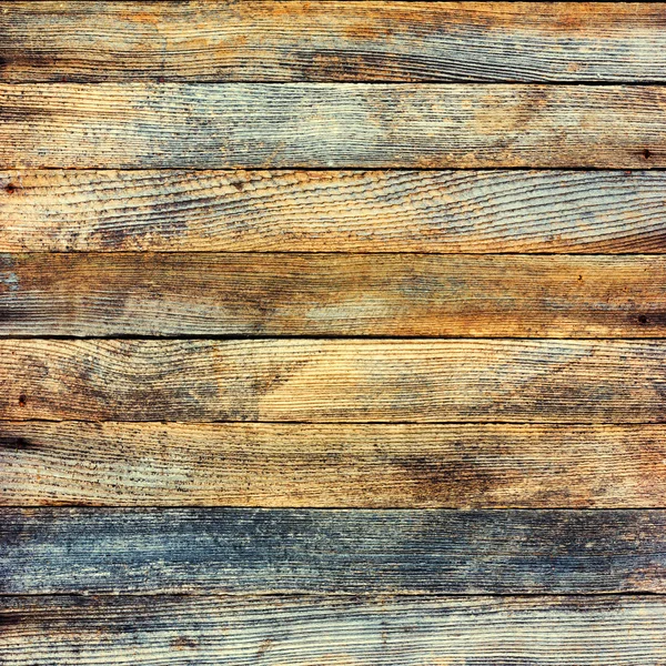Baggrund tekstur af en gammel træ stald bestyrelser med retro toning. firkantet foto - Stock-foto