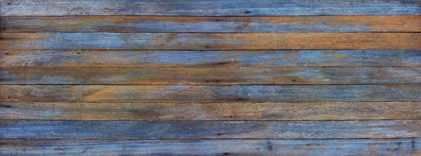 Panoramic grunge background of old wood boards tinted photo — Stock Photo, Image