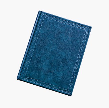 the book is blue color isolated on white background clipart