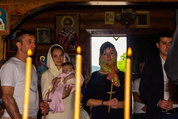 Krasnodar Russia May 2019 Sacrament Baptism Orthodox Church — 图库照片