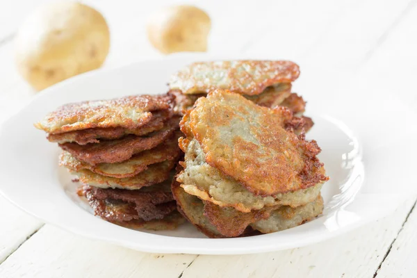 Potato fritters — Stock Photo, Image