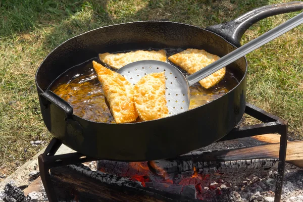 Sült cheburek — Stock Fotó