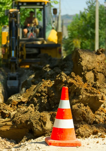 Trabajos de excavación — Foto de Stock