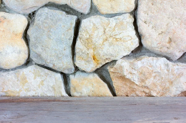 Piedra y madera — Foto de Stock