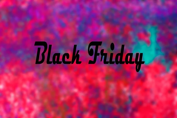 The black Friday — Stock Photo, Image