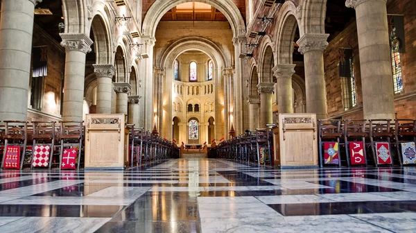 Wewnętrznych Katedry Świętej Anny w Belfast — Zdjęcie stockowe