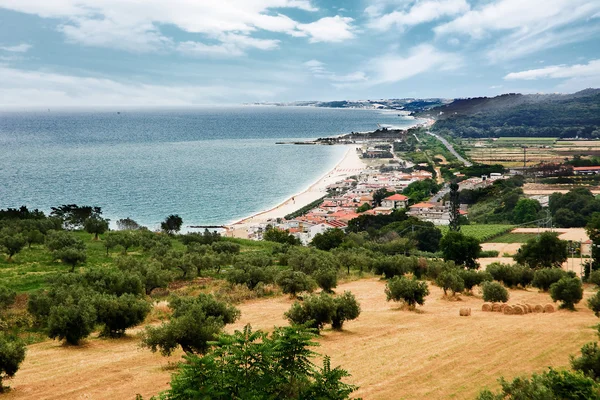 Fossacesia alanının (İtalya Abruzzo coast)