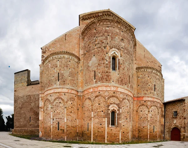 Fisheye of abbey of San Giovanni in Venere in Fossacesia (Italy) — Stock Photo, Image