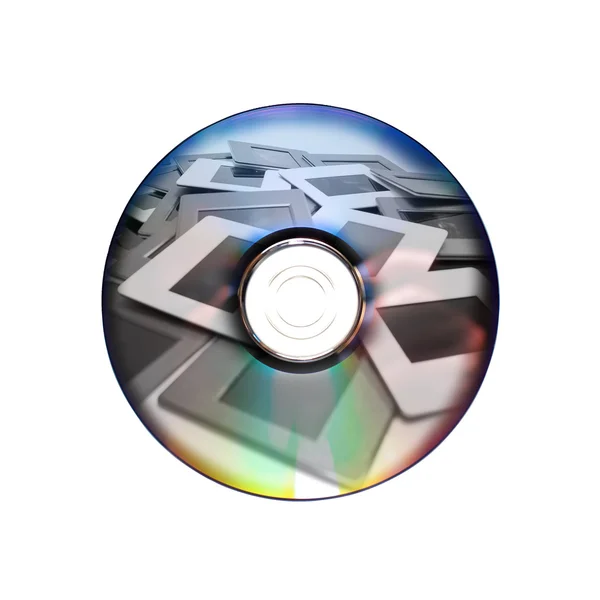 Slides antigos e novo dvd: dois sistemas de arquivamento de imagens — Fotografia de Stock