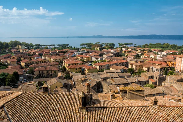 Vista Panorámica Bolsena Lago —  Fotos de Stock