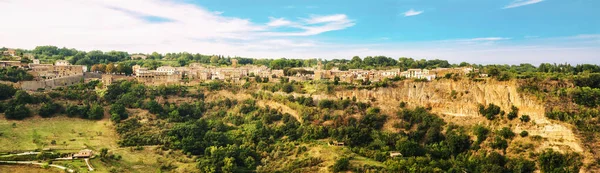 Overzicht Van Stad Lubriano Lazio Italië — Stockfoto