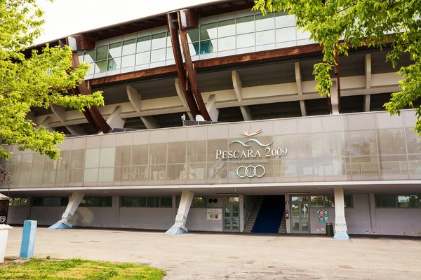 Pescara Italia Mayo 2021 Entrada Del Estadio Adriático Pescara Sin — Foto de Stock