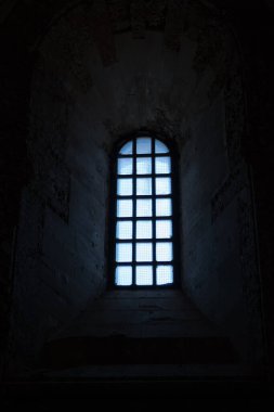 Castel del Monte 'nin arka penceresi (İtalya)