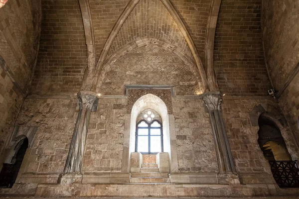 Andria Italia Junio 2021 Muralla Interior Con Arcos Columnas Ventanas —  Fotos de Stock