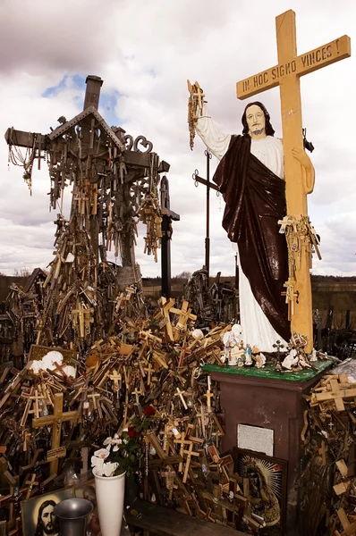 Hill of Crosses — Stock Photo, Image