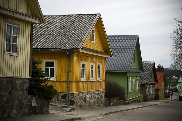 Trakai의 주택 특성. — 스톡 사진