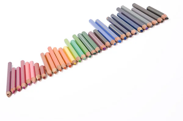 Used pencils — Stock Photo, Image