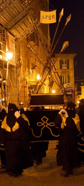 The old Good Friday procession — Stock Photo, Image