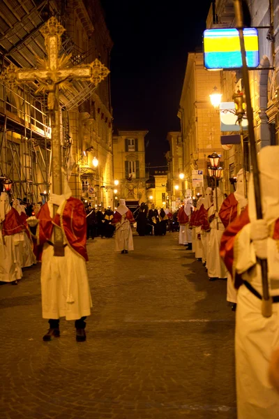 The old Good Friday procession — Stock Photo, Image