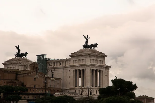 Vittoriano ou altar da pátria — Fotografia de Stock