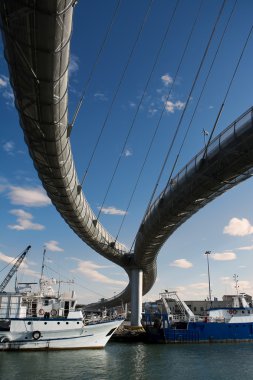 Pescara'deki deniz Köprüsü