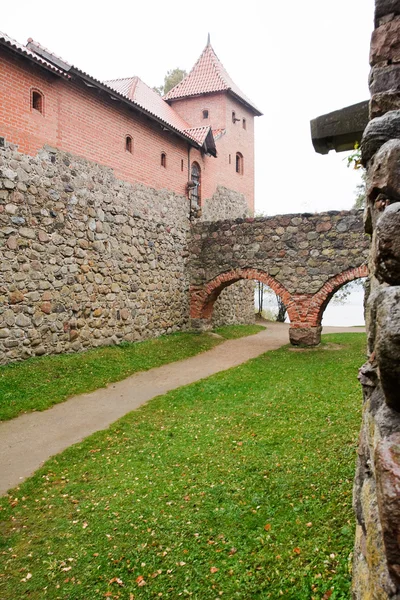 Detalle del Castillo de Trakai (Lituania ) — Foto de Stock