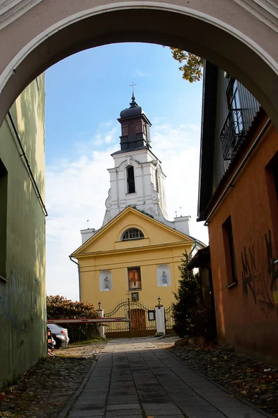Uzupis에서 성 바르 톨 로메 오 교회 — 스톡 사진
