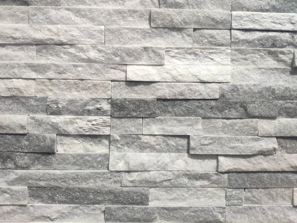 Fundo de parede de tijolo moderno horizontal. Textura da parede de pedra — Fotografia de Stock