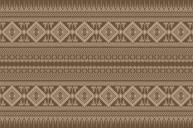 Kusursuz Geleneksel Kabile Düzeni Soyut Geometrik Geçmişi. Kumaş, kumaş, Sarong, duvar kağıdı, Yastık ve Batik için Aztek dekoratif tekstil tasarımı.