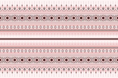 Yerli Güneybatı Geometrik Soyut Etnik Düzen. Aztek Amerikan kumaşı. Navajo kabilesi kusursuz. Tekstil baskı halı modası için bohem dokusu süsü