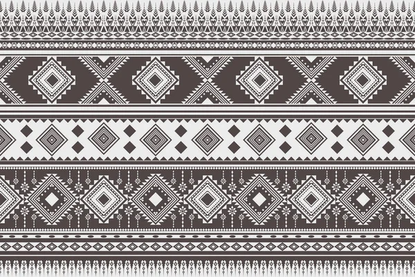 Klasik Siyah ve Beyaz Yerli Soyut Geometrik Etnik Şablon. Aztek Amerikan kumaşı. Navajo kabilesinin kusursuz deseni. Boho Hint dokusu süsü kumaş tasarımı. Tekstil baskı halısı moda.