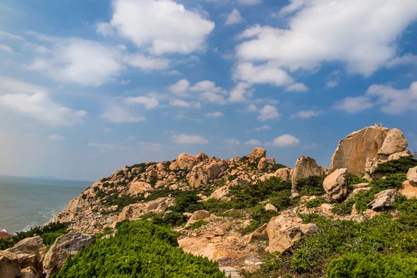 Meizhou Island, Fujian, Çin toplayan