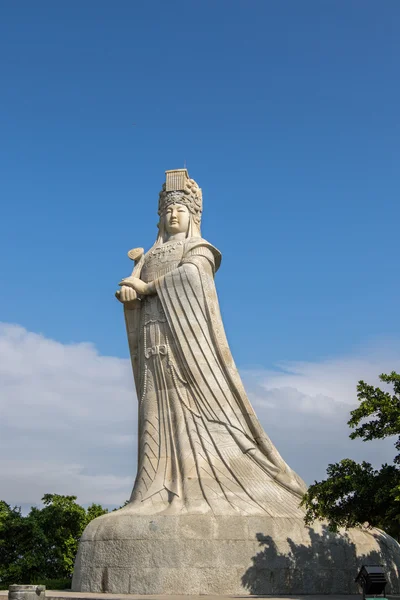 Statue des Matsu auf der Insel Meizhou, Provinz Fujian Stockbild