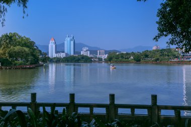 Çin Fuzhou Batı Gölü