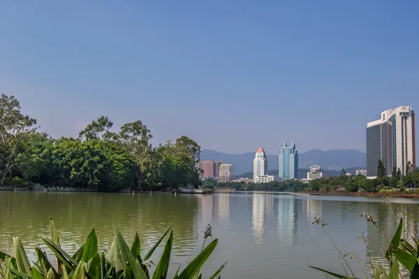 Čína Fuzhou West Lake — Stock fotografie