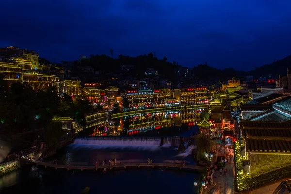 Río Tuojiang en Fenghuang, China —  Fotos de Stock